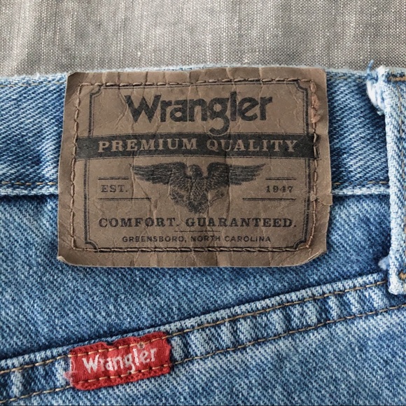 Wrangler Pants - Wrangler Oversized Denim Shorts
